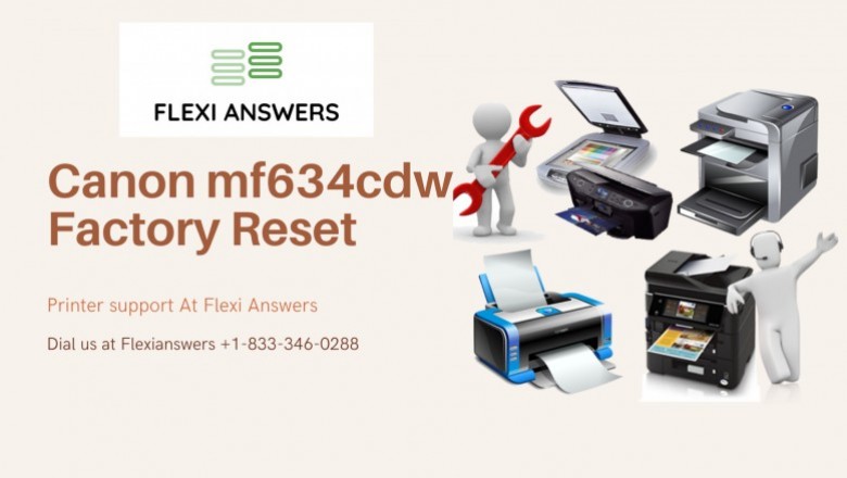 Solution For Canon mf634cdw Factory Reset