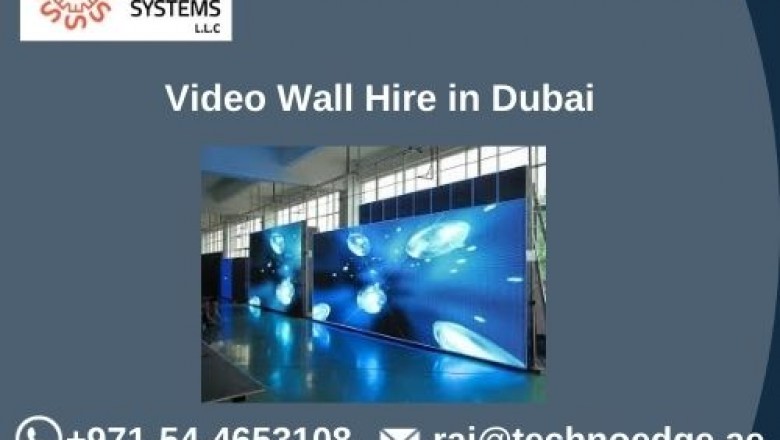 Why Choose Techno Edge Systems for Renting Video Walls in Dubai?