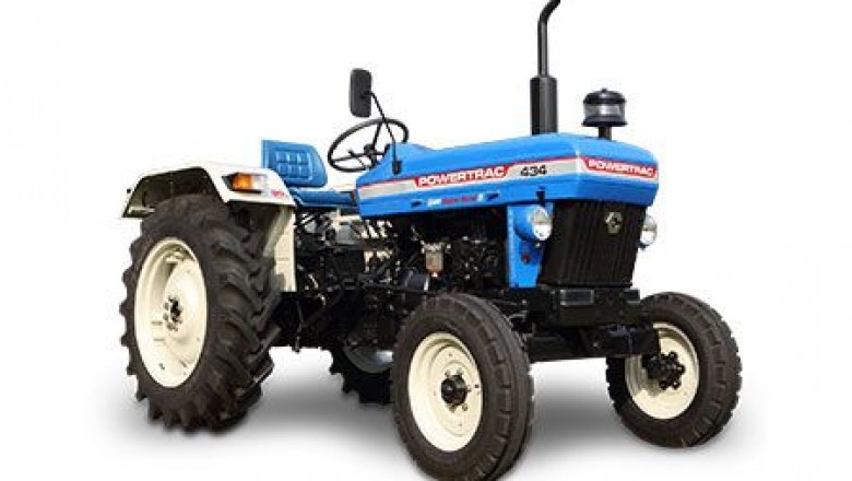 Powertrac 434 tractor in India