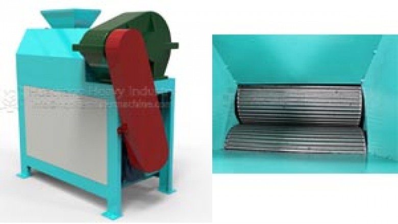 Production principle of roller granulator