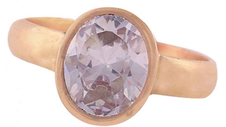 Zircon Panchdhatu Cubic Zirconia Adjustable Ring