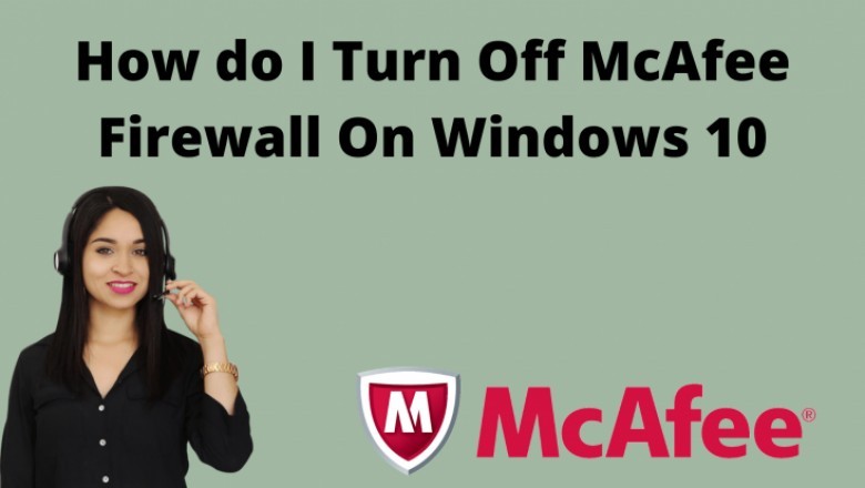 How to turn off Mcafee firewall