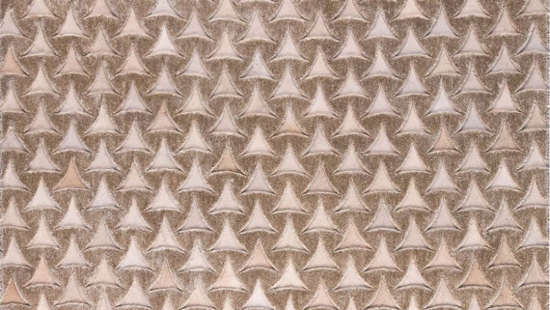 Mat The Basics - Adhara Beige Bamboo Viscose Area Rug