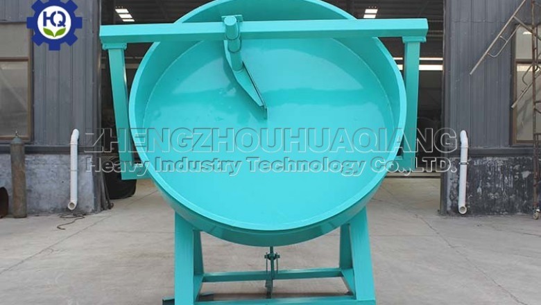 Principle of simple and cheap chicken manure organic fertilizer granulator