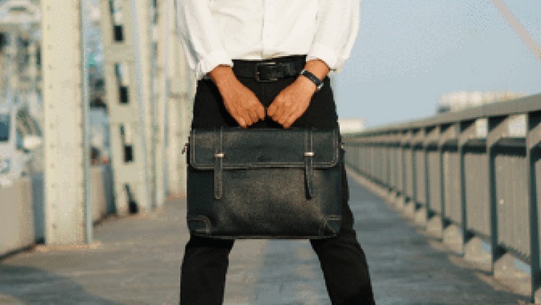 Leather Laptop Bag