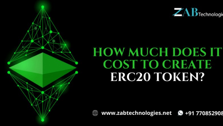 How Much Does it Cost to Create ERC20 Token? | Token Creation Services