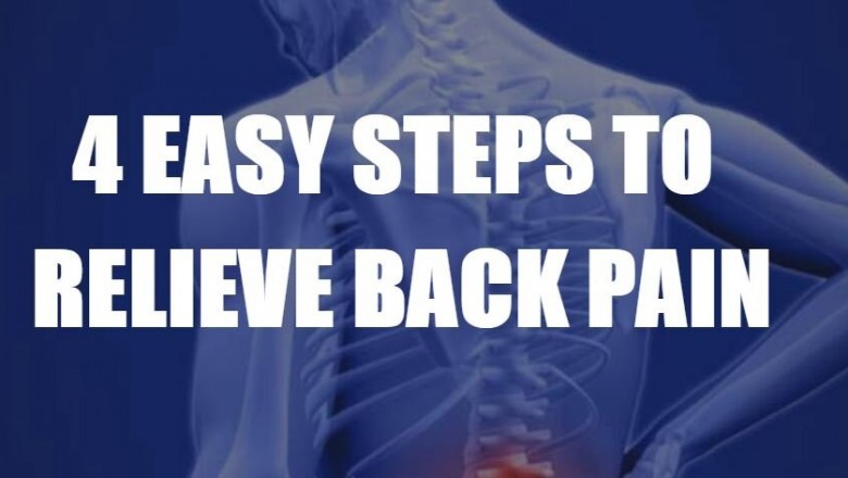 4 Easy Steps Can Offer Permanent Relief from Backpain in Less Than 30 Seconds