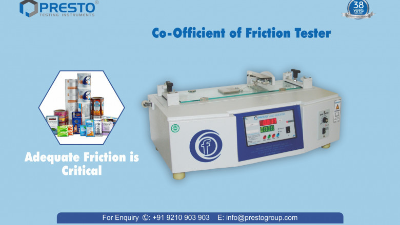 CO-Efficient of Friction Tester Manufacturers in India