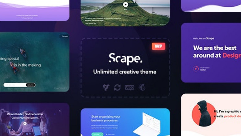 Scape WordPress Theme - Best Multipurpose WordPress theme