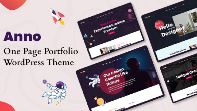 Anno WordPress Theme - One Page Portfolio WordPress Theme
