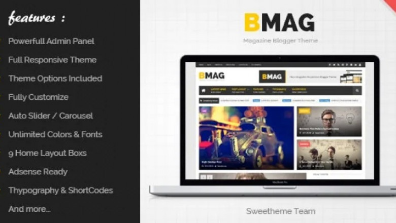 BMAG WordPress Theme - Magazine Responsive Blogger Template.