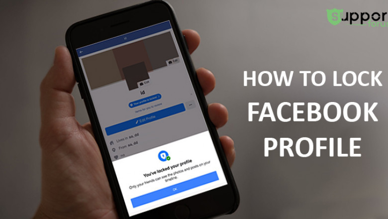 How do I lock my Facebook profile?