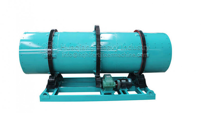 How are the granules of the drum granulator made?
