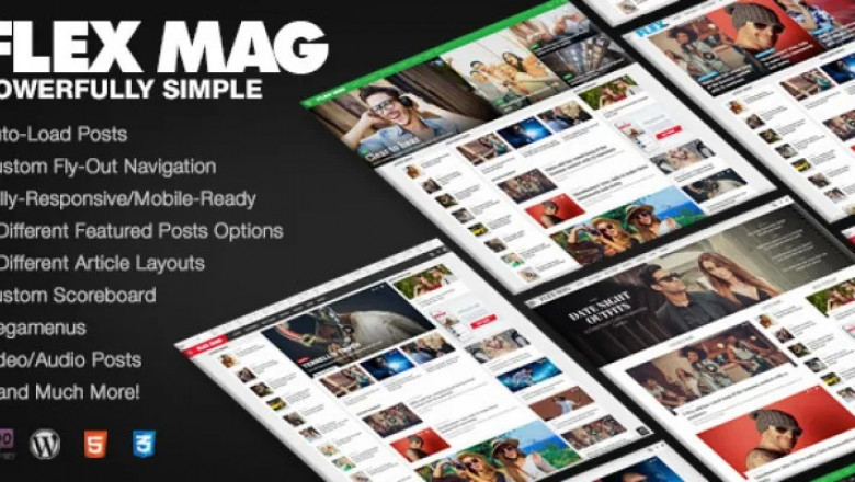 Flex Mag - Responsive WordPress News Theme.