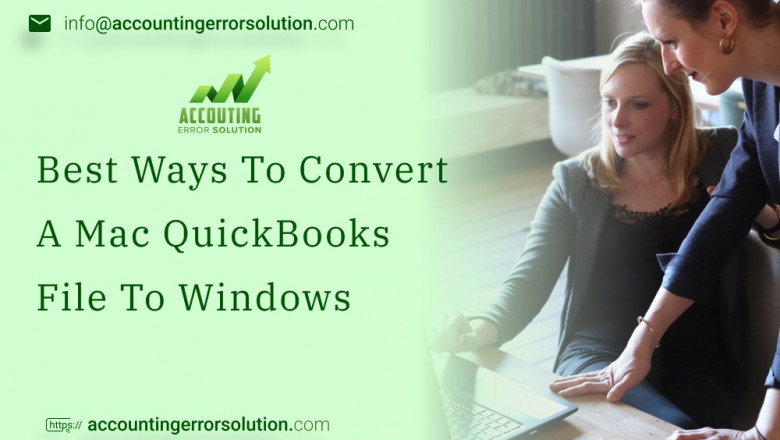Best Ways To Convert A Mac QuickBooks File To Windows