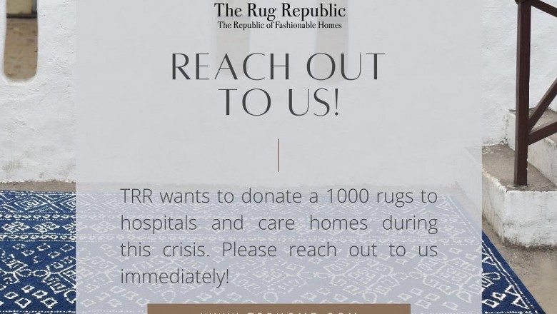 TRR Wants to Donate 1000 Rugs to Hospitals and Care Homes during the Covid19 Crisis