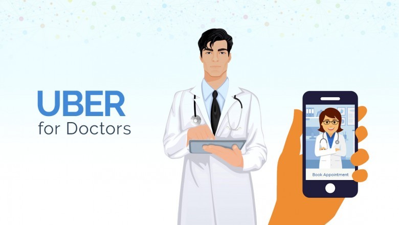 Attract the global healthcare community by coming out with an Uber for doctors app