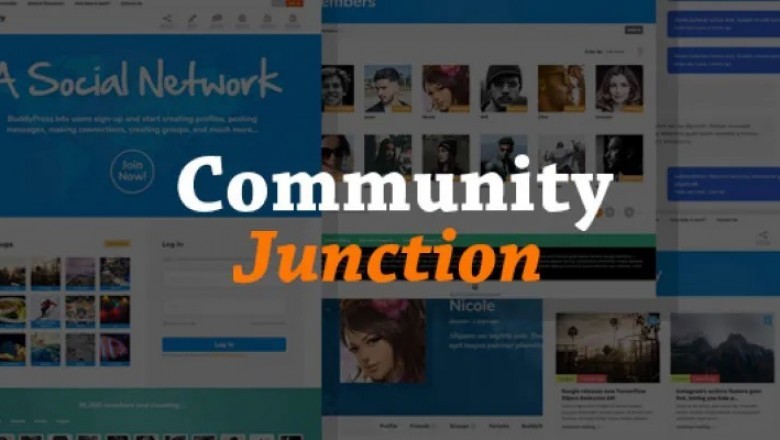 CommunityJunction - BuddyPress Membership WordPress Theme.