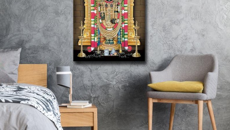 Tirupati Balaji Canvas Wall Art, Canvas print, Wall Decor, Printmyspace