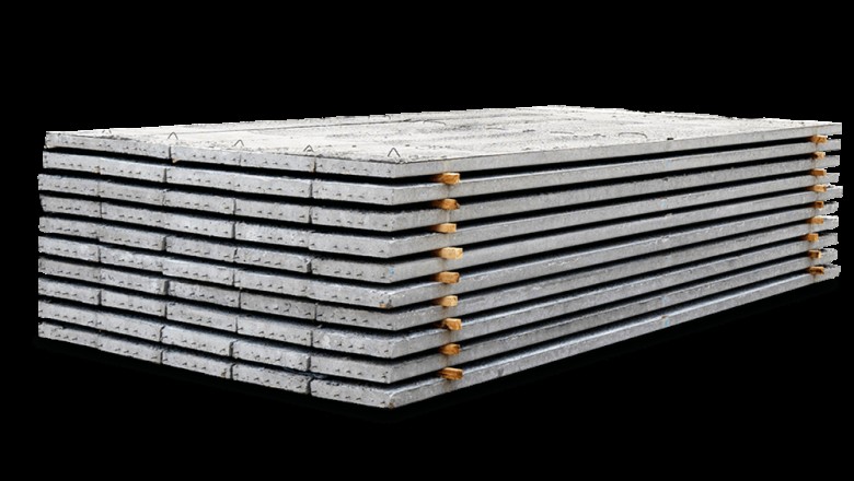 Prefabricated slabs - flat slabs DCON DCON "stable and strong" Received industrial product standards
