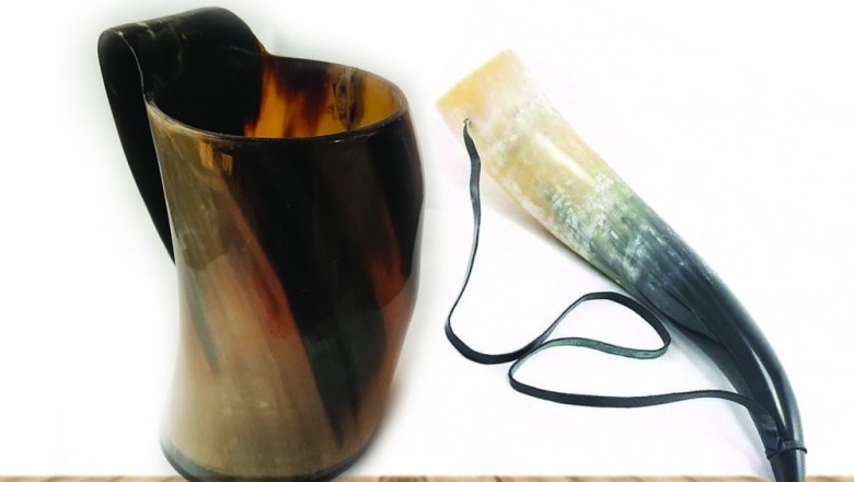 Drinking Horn Mug