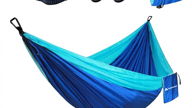 Tree Hammock Nylon Parachute Cloth Suitable for Single or Double Portable