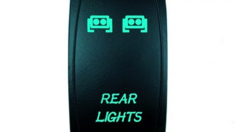 STV Motorsports || Light bar switch|||12 VOLT POWER LASER ROCKER SWITCH