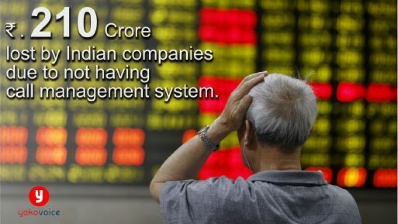 Companies lose Rs. 210 Crore due to not having a call management system