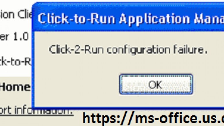 What is the Methods to Microsoft Click-2-Run Configuration Failure? - office.com/setup