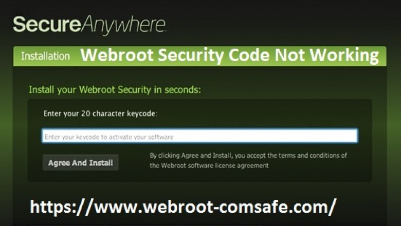How to Get Rid Of If Webroot Security Code Not Working? - www.webroot.com/safe