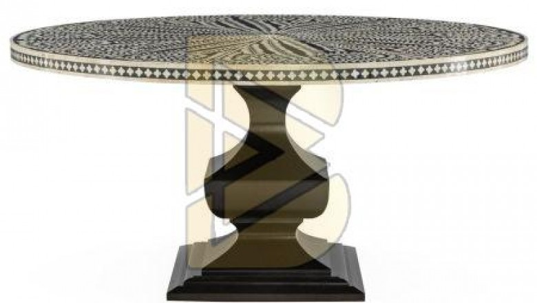 Features of Bone Inlay Dining Table