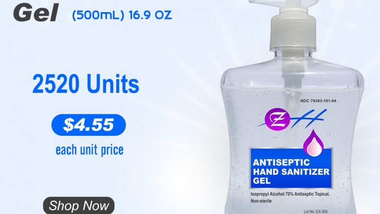 500 ml ZH Antiseptic Hand Sanitizer Gel