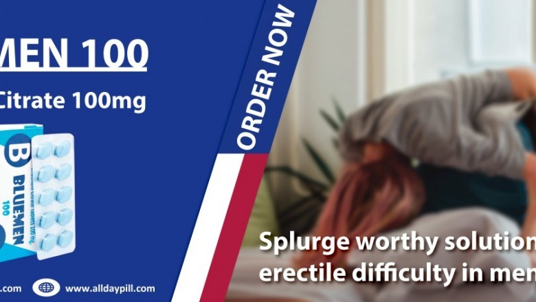 Promote general sensual wellbeing issues by using Bluemen 100