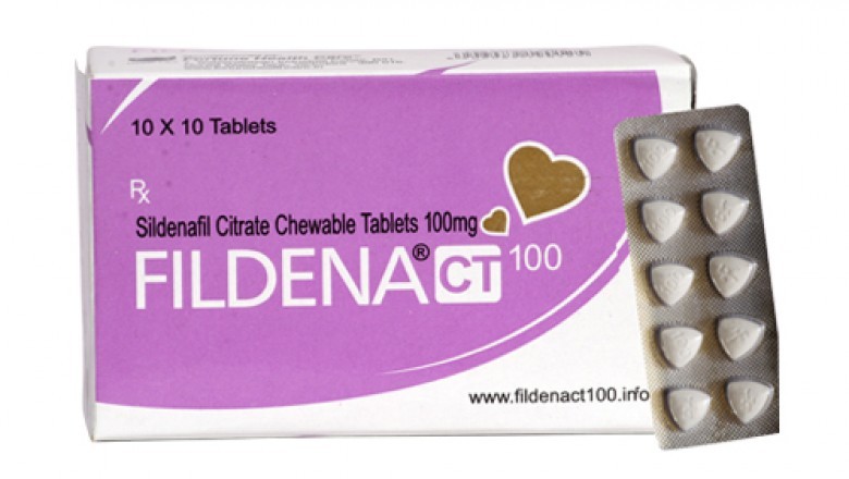 Fildena ct 100 (chewable sildenafil 100mg)