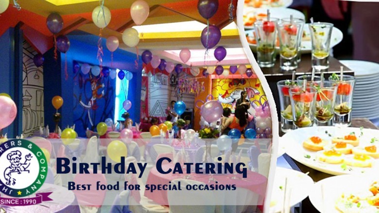 Birthday catering service by Jha caterers