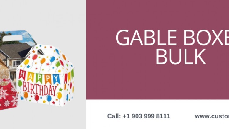 Custom gable boxes with quality printing in USA