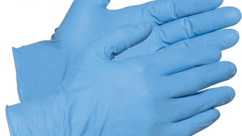 Blue Nitrile and Latex Gloves at Nitrile Direct