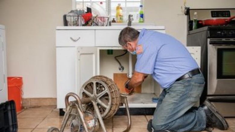 What will you do if you have a clogged toilet?