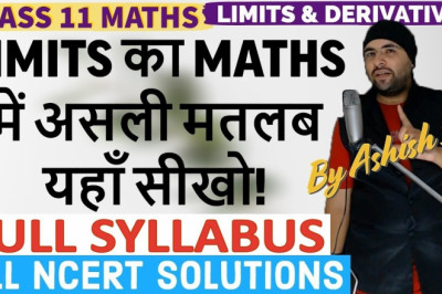 Basics of Limits and Derivatives Class 11 Maths IIT JEE Mains