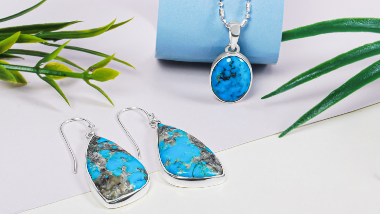 Buy Blue Silver Turquoise Jewelry