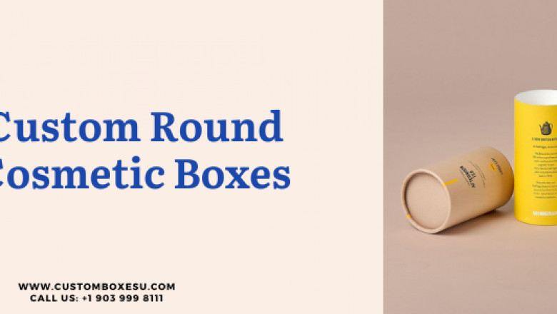 Custom Round Cosmetic Boxes