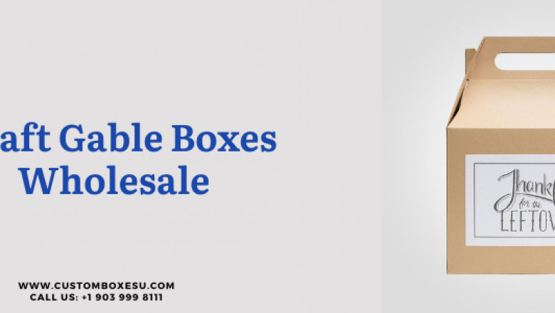 Kraft Gable Boxes Wholesale