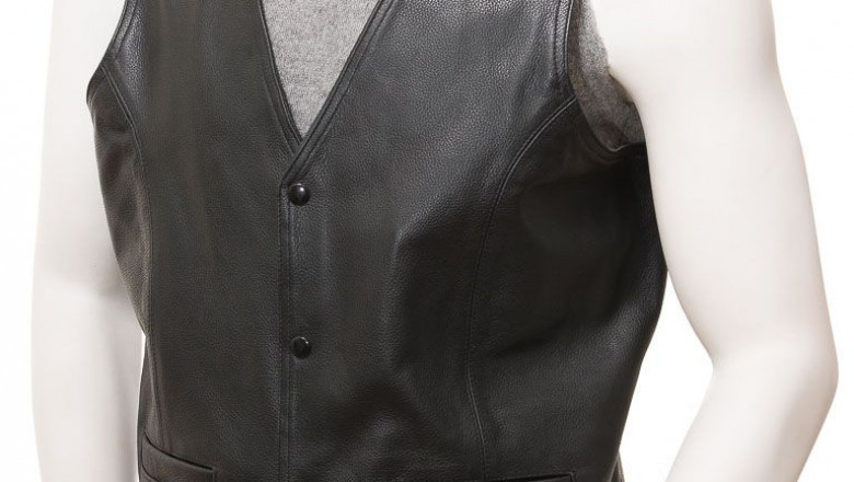 Buy Men Leather Vest in Los Angeles USA