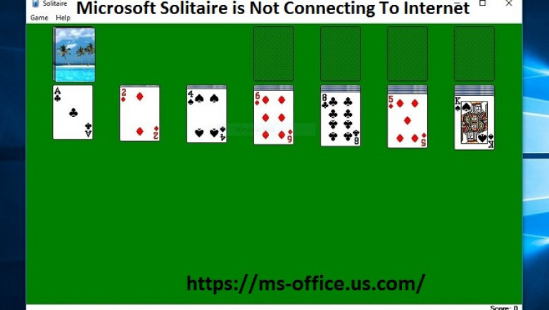Method To Fix If Microsoft Solitaire is Not Connecting To Internet: