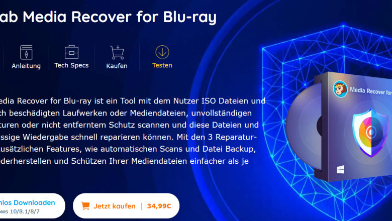 DVDFab Media Recover for Blu-ray - Die beste Bu-ray-Wiederherstellungssoftware