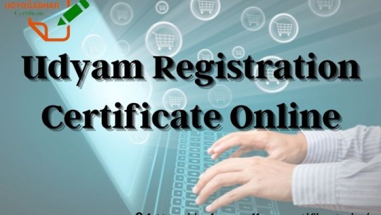 Udyam Registration Certificate Online