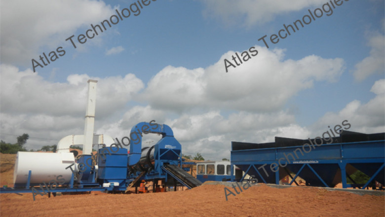 Counter Flow Asphalt Mix Plants Manufacturer - Atlas Technologies