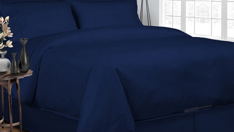 Top Selling Navy Blue Bedding Online At Comfort Beddings