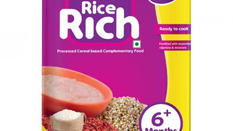 Organic rice rich baby food | Buy Manna rice rich food for babies