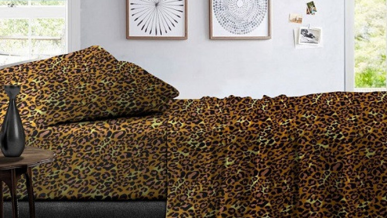 Made 800 Thread count Leopard Print Sheets at Comfort Beddings